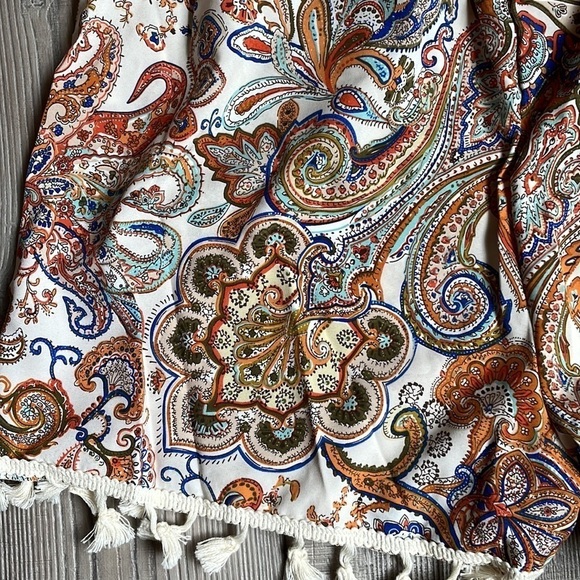 Bohemian Paisley Tassel Shorts - Picture 10 of 14